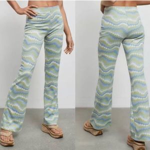 Urban Outfitters Bryn Stretch Knit Flare Vintage Inspired Pants (S)
